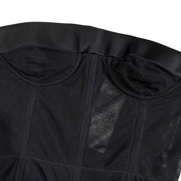 Maison Margiela Corset Top in Black - Picture 3 of 14